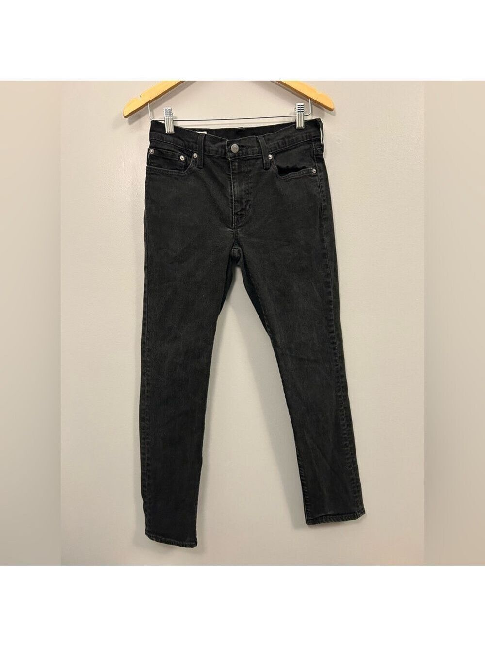 Levi's Women’s Charcoal Straight Jeans Size 30 Premium Denim Big E